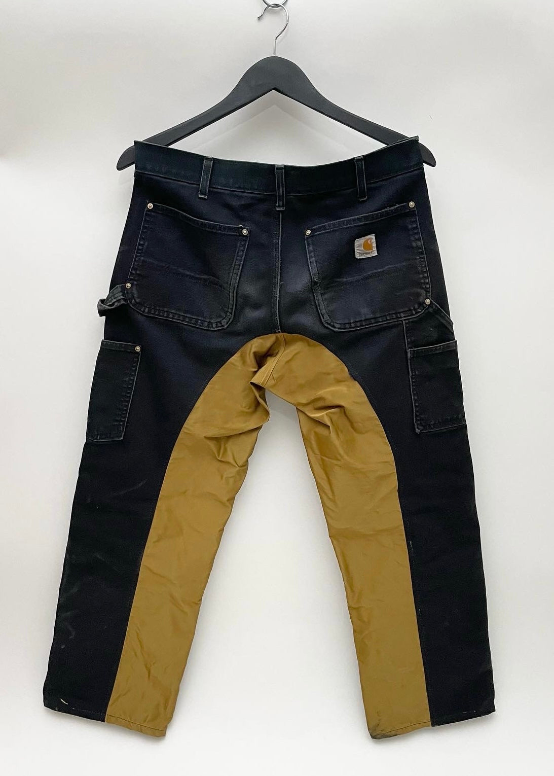Black & Gold // Double Knee Pants