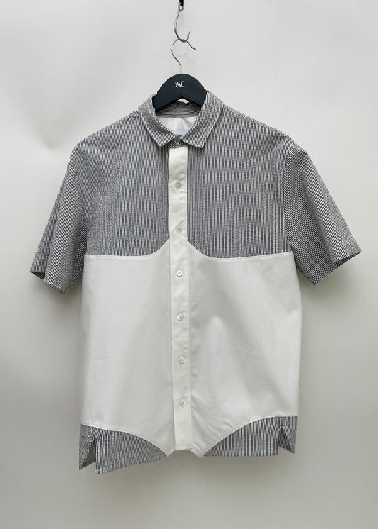 White & Blue // Short Sleeve Shirt