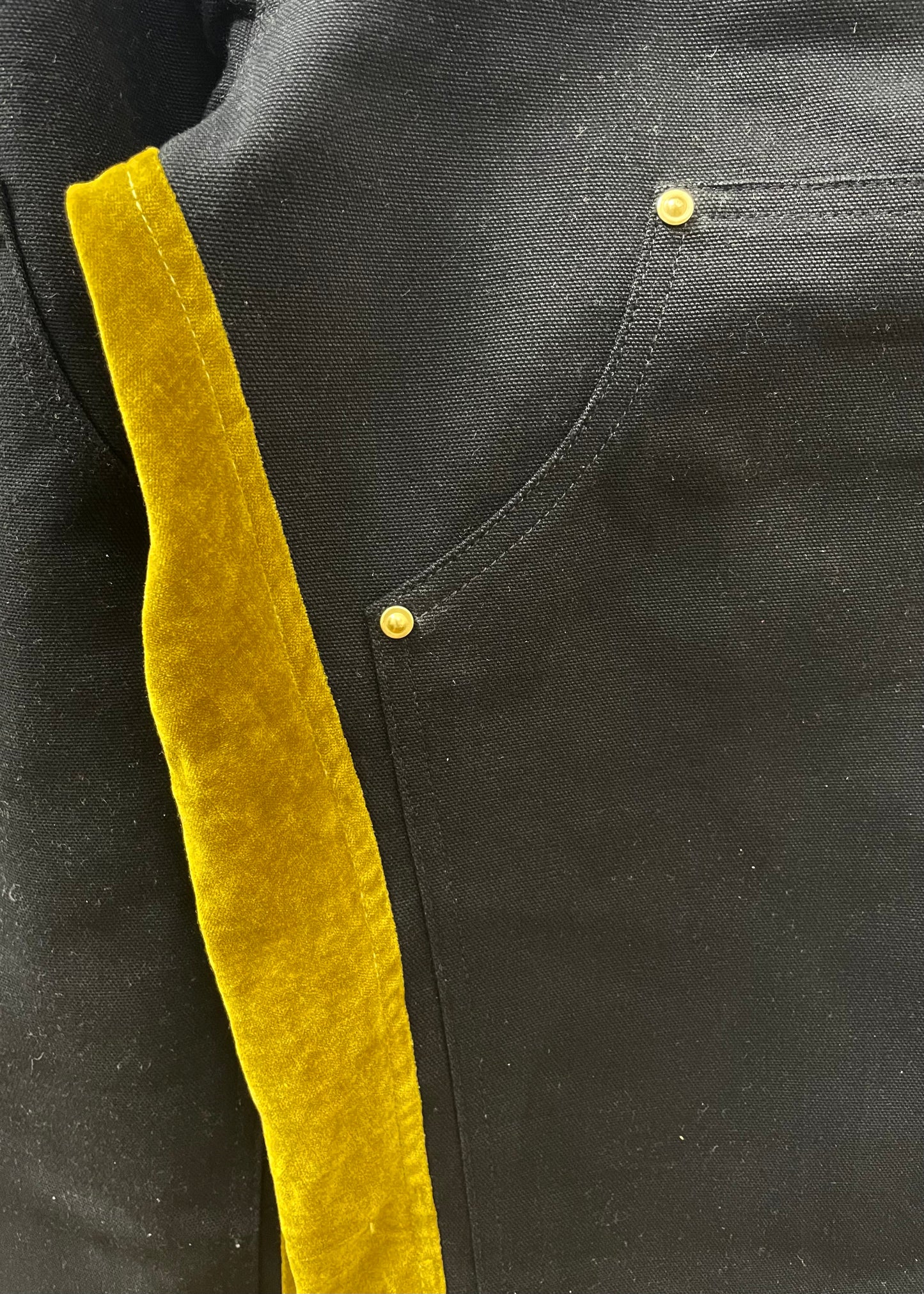 Black & Golden Green // Work Pants