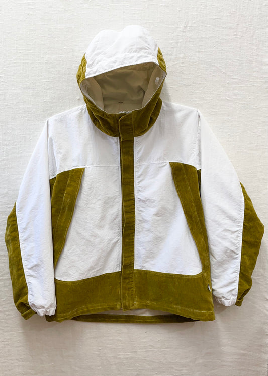 White & Olive // Track Jacket